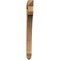 Ekena Millwork Legacy Arts & Crafts Rough Sawn Bracket, Western Red Cedar, 4"W x 40"D x 48"H BKT04X40X48LEC03RWR - alternate 4